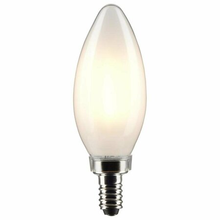 SUPERSHINE B11 E12 Candelabra Filament Warm White 60W Equivalence LED Bulb 2PK SU2742361